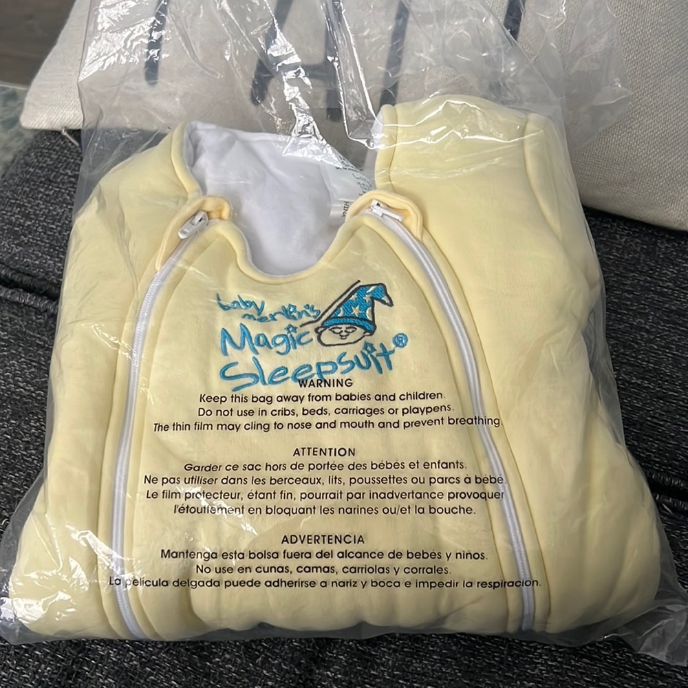 Baby merlin's magic sleepsuit